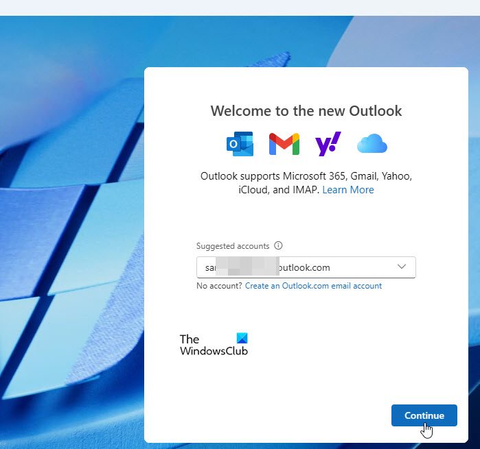 Launch new Outlook