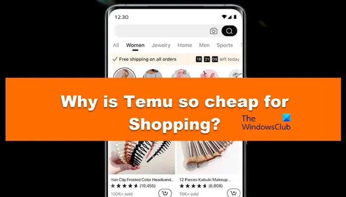 Temu so cheap for Shopping