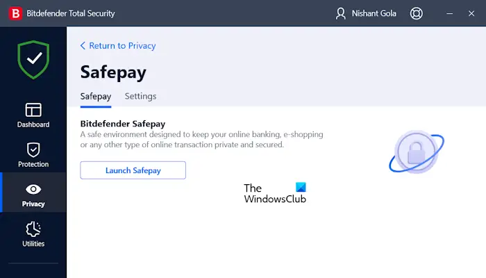 Bitdefender Safepay not working on Windows