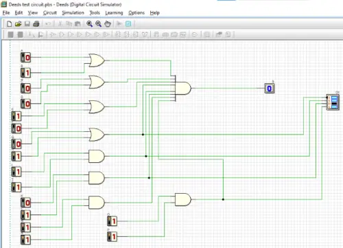 Deeds logic gate simulator