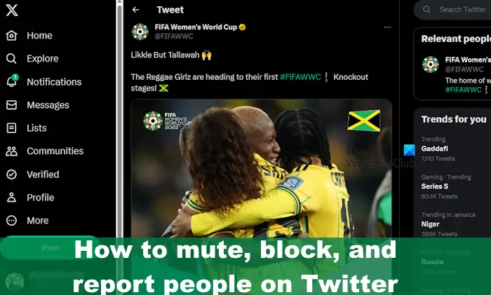 How to mute, block, and report people on Twitter