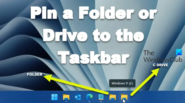 Pin a Folder or Drive to the Taskbar